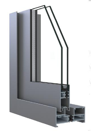 WY-90GT穿條隔熱單軌推拉門(mén)